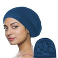 thumbnail image 2 of SIEYIO Silk Hair Bonnet for Sleeping Silky Lined Sleeping Caps for Woman and Man Night Hair Wrap for Curly Hair Sleeping Caps, 2 of 21