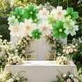 thumbnail image 6 of 18 Pcs Paper Fan Flowers, Assorted Sizes Lifelike Floral Wall Decor, Vibrant Hanging Paper Fans for Spring Party, Wedding, Birthday, and Holiday Decoration, Reusable Macaron Color Backdrop, 6 of 6