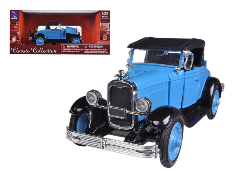1928 Chevrolet Roadster Blue 1 32 Diecast Model Car By New Ray Walmart Com Walmart Com