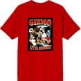 thumbnail image 4 of Gremlins Gizmo After Midnight Men's Red Crew Neck Short Sleeve Tee-XS, 4 of 6