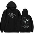 thumbnail image 1 of Kenny Mason Ruffs Merch Hoodie Pockets Drawstring Unisex Hooded Sweatshirt Fashion Clothing,Black,2XL, 1 of 2