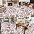 thumbnail image 6 of Area Rug 60×96in, Summer Ocean Red Starfish Shell Floor Carpet Living Room Rug, Vintage Marine Life Non-Slip Welcome Mat Indoor Rugs for Bedroom Dining Room, 6 of 9