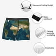 thumbnail image 6 of KLL World Map Men's Cotton Boxer Briefs Underwear-Medium, 6 of 7