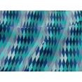 thumbnail image 4 of oneOone Viscose Jersey Arctic Blue Fabric Argyle Check Sewing Fabric By The Yard Printed Diy Clothing Sewing Supplies 60 Inch Wide, 4 of 5