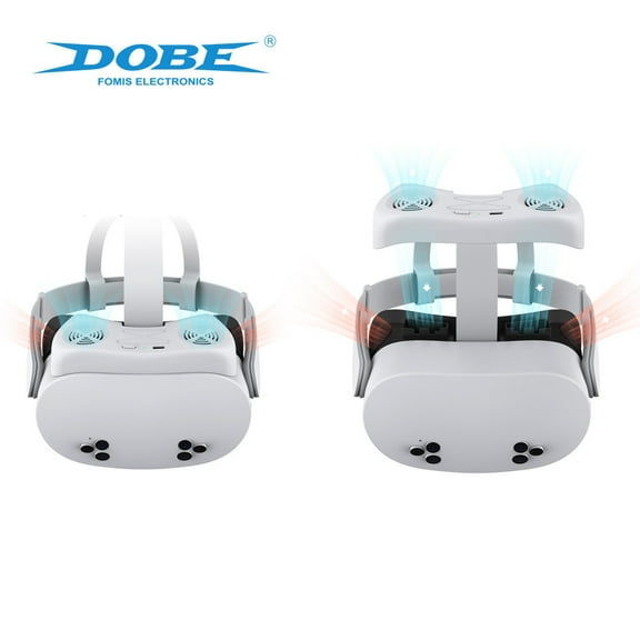 RGB Cooling Fan Face Cover for Meta Quest 3S/Oculus Quest 3S VR Headset - Light Blocking Face Mask with Adjustable Fan, Sweatproof VR Accessory