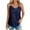 Blue, variant on HAiming Sequin Tank Tops for Women Trendy V Neck Camisole Spaghetti Dressy Casual Sparkly Party Club Concert Outfits