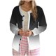 thumbnail image 2 of Puntoco Chaqueta Tipo Cárdigan Informal Con Botones Y Estampado Navideño Para Mujer, 2 of 5