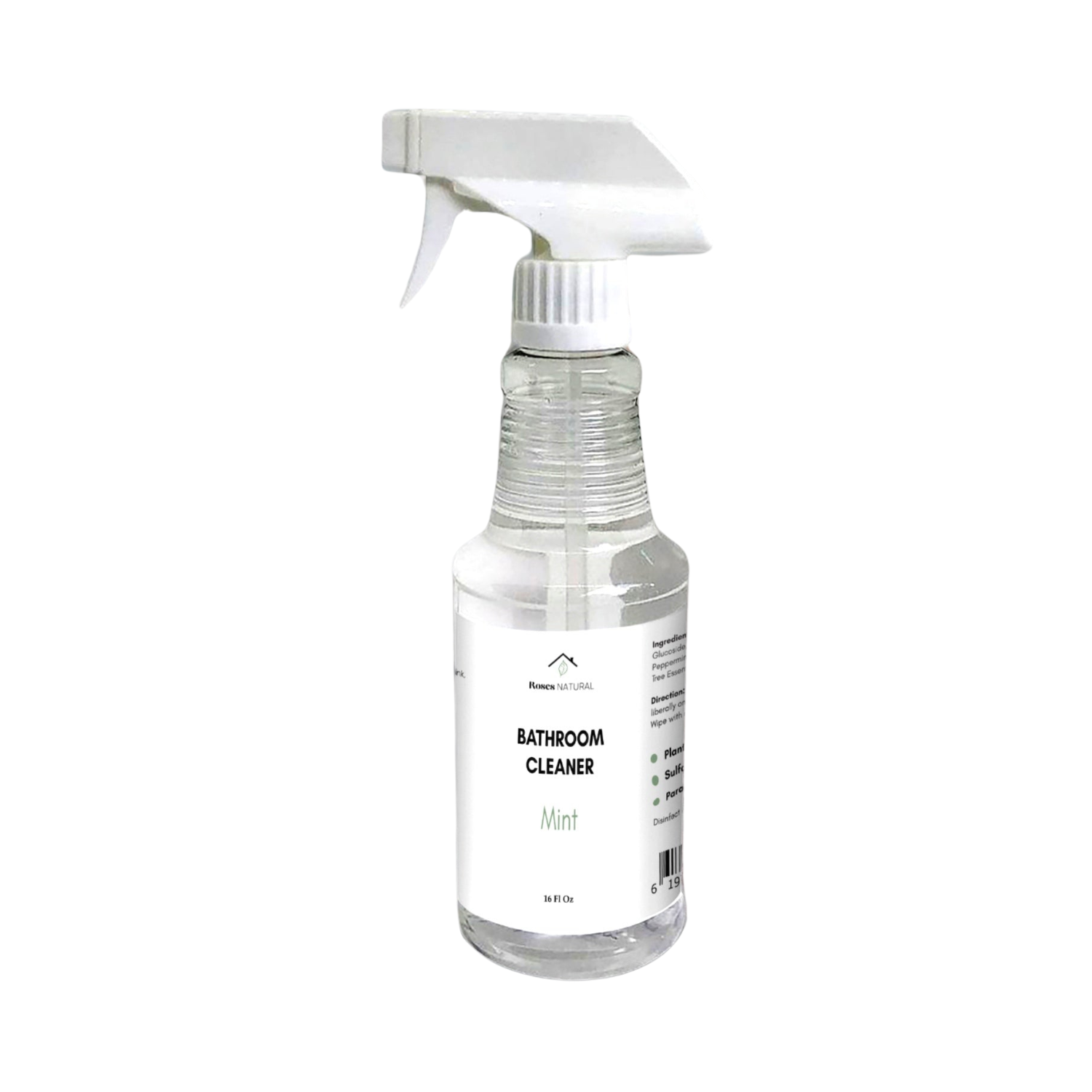 Roses Natural Bathroom Cleaner, Mint, 16 Oz, 1 count