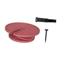 thumbnail image 2 of Plato de topper de , plato de montaña de topper de vaso de vino reutilizable para barcos para botes Rojo, 2 of 8
