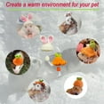 thumbnail image 6 of 2PCS Mini Hand Knitted Tiny Top Hats, Cute Pet Hat for Small Animals Like Hamsters Rats Snakes Lizards Guinea Pigs Clothes for Holiday Party Clothes Photo Props, 6 of 7