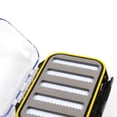thumbnail image 6 of Cheers.US Fishing Lure Box Lightweight Pocket Size Practical Waterproof Double-sides Tackle Grid Storage Organizer Box for Salt Water Flies for Fishing Lure/Hook Beads Earring Container Tool, 6 of 7
