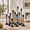 Black-4 Sets (12 Pcs), variant on 24 Black Taper Candle Holder Bulks For Wedding Party Table Decor