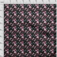 thumbnail image 4 of oneOone Polyester Spandex Black Fabric Florals Diy Clothing Quilting Fabric Print Fabric By Yard 56 Inch Wide, 4 of 4