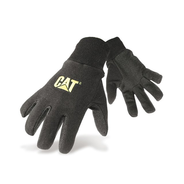 Caterpillar - Guantes 15400 para trabajos duros (Negro)