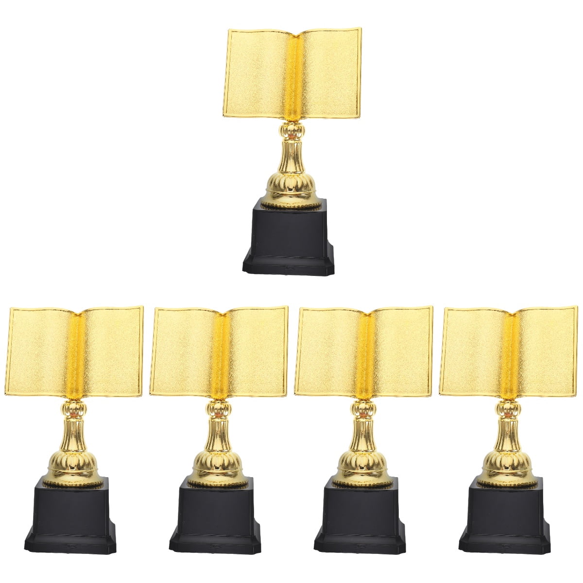 5pcs Delicate Competition Trophy Reading Activity Trophy Chic Trophy Desktop Awards Trophy