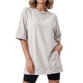 thumbnail image 2 of MOYIKO Oversized T Shirts for Women with Pockets 3/4 Sleeve Summer Tops Loose Fit Y2K Fashion Tees, 2 of 7
