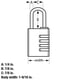 thumbnail image 5 of Candado Combinado Master Lock 643D Set Your Own 40 mm, 5 of 10