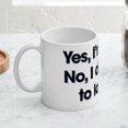 thumbnail image 4 of CafePress - Yes I'm A Nurse - 11 oz Ceramic Mug - Novelty Coffee Tea Cup, 4 of 6