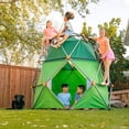 thumbnail image 5 of gobaplay SummitPro Climbing Dome, Outdoor Kids Climber with Tent, 600 lb Capacity, Green, 5 of 8