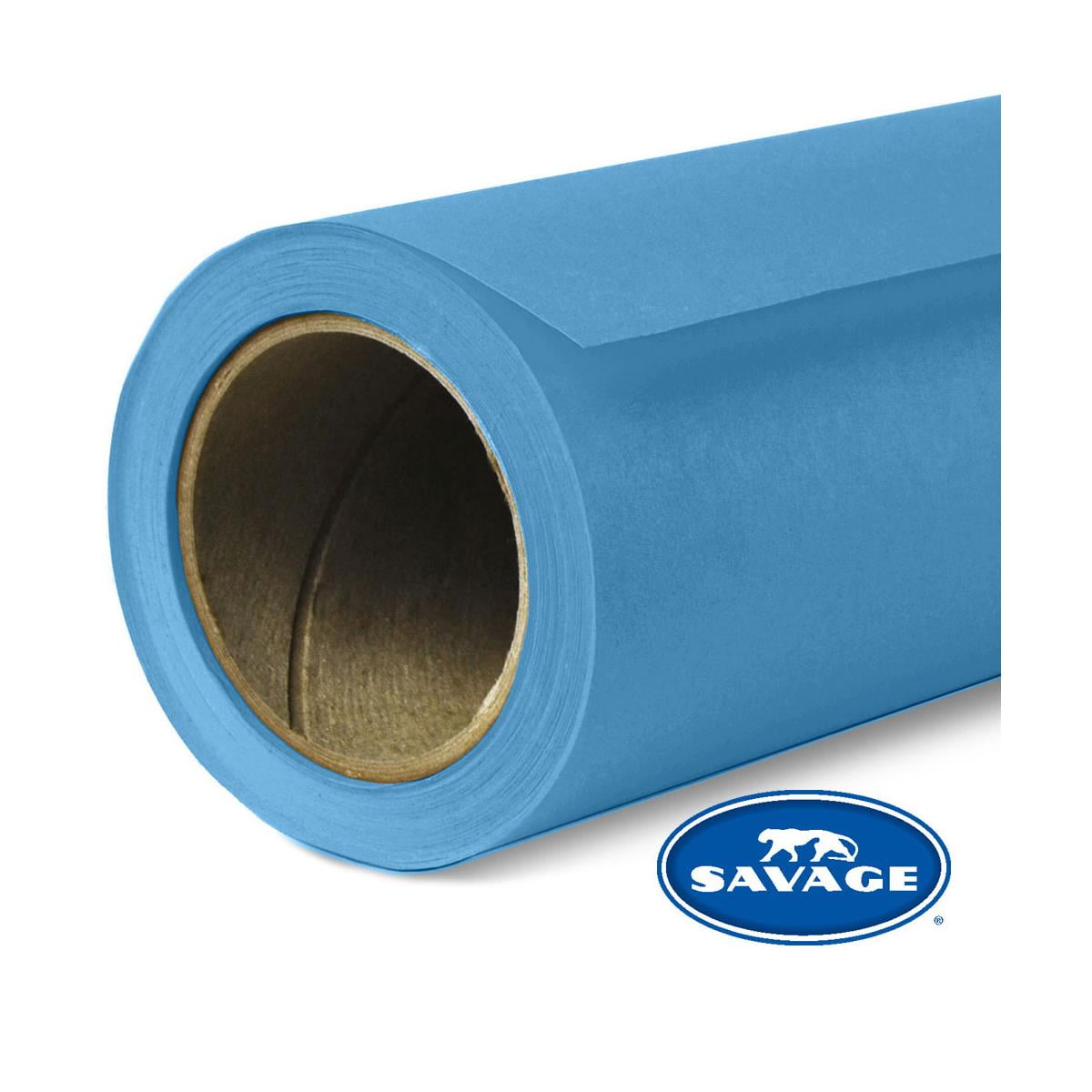 Savage Widetone Seamless Background Paper, 86" wide x 36' Regal Blue