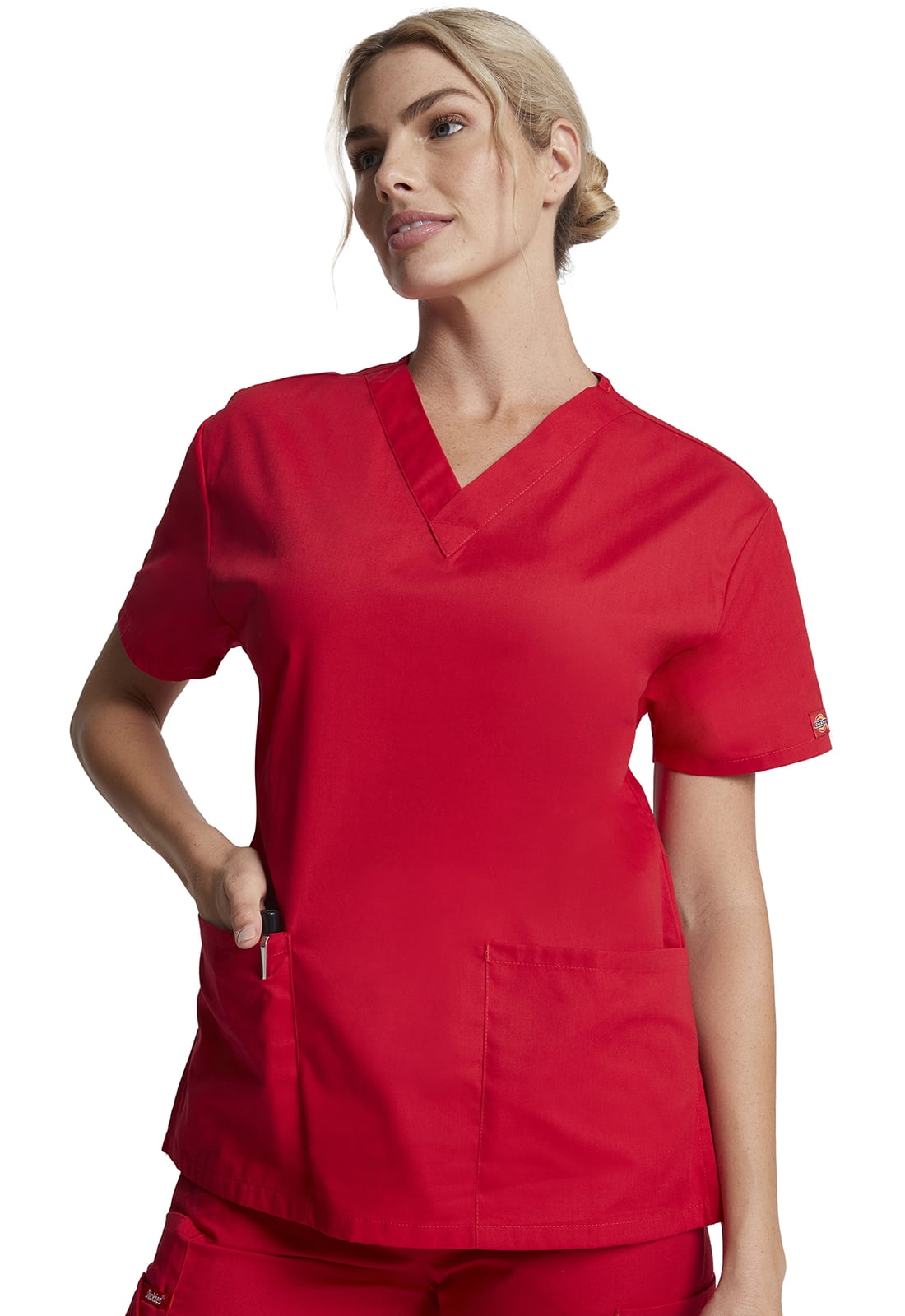 Dickies EDS Signature Scrubs Top for Women VNeck 86706