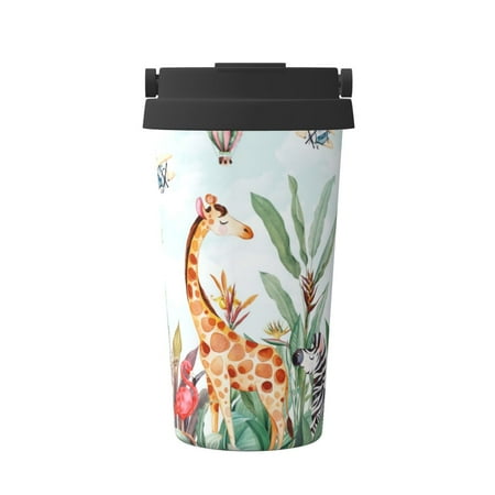 

KLL Animals-1 Pattern Stainless Steel Vacuum Insulated Tumbler - Carry Insulated Coffee Mug - Reusable Insulated Cold Brew Iced Coffee Cup Thermos