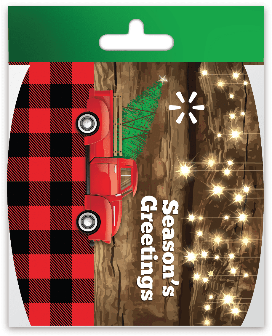 Buy Holiday Country Red Truck Card on Carrier Walmart Gift Card Online