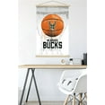 thumbnail image 3 of NBA Milwaukee Bucks - Drip Ball 20 Wall Poster with Magnetic Frame, 22.375" x 34", 3 of 5