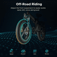 thumbnail image 4 of Engwe EP-2 Pro 750W Motor Folding Electric Bike for Adults,48V 13A Removable Battery,Grey, 4 of 5