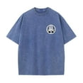 thumbnail image 5 of NuoCaiYun Men T-Shirt Casual Sports Washed Distressed Short Sleeve Round-Neck Top Blouse Plus Size, 5 of 5
