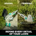 thumbnail image 4 of Litheli 40V 13" Cordless String Trimmer, Battery Powered Grass Trimmer & Wheeled Edger With 2.0Ah Battery and Charger, 4 of 5