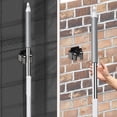 thumbnail image 5 of WIFKLSIIPG Support d'Outils - Acier Inoxydable 304 Empêche les Porte-Balai de Rouiller - Effet de Serrage Fiable Grâce aux Roues Noires Flexibles (Noir), 5 of 5