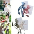 thumbnail image 1 of 1 Set Wedding Vow Book with Ribbon Gold Foil Lettering Bridal Shower Engagement Ceremony His Hers Vow Card Gift, 1 of 7