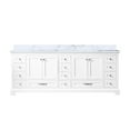 thumbnail image 2 of White Double Bath Vanity With 84 In. Width - Marble Top, Solid Wood, Soft Close, 2 Cabinets, 14 Drawers, Scratch And Stain Surface 84" W X 22" D Close Cabinets & To Scratches Stains, 2 of 6