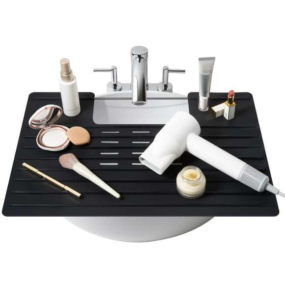 Cubierta para Lavabo de Baño Maplefield de Silicona Resistente al Calor 56x5x5 cm