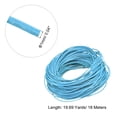thumbnail image 2 of 20 Yards 1mm Round Leather Cord Lacing Strings for DIY Crafts Sky Blue, 2 of 6