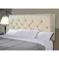 thumbnail image 4 of MJL Furniture Designs MJL Furniture Jackie Beige Diamond Tufted Upholstered Headboard Full, 4 of 11