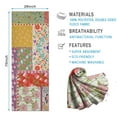 thumbnail image 2 of Pioneer Flower Floral Print Pattern Hot Yoga Mat Towel Non Slip for Hot Yoga - Quick-Drying Yoga Mat Cover with 4 Corner Pockets with Travel Bag - Hot Yoga Towel Non Slip 70"x26", 2 of 6