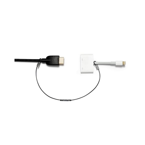 Cable Lock TetherTies antirrobo para herramientas, dongles y adaptadores