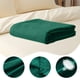 thumbnail image 3 of Manta de fibra gruesa de color liso para sofá, 110 x 130 cm, suave y acondicionada, acogedora y perfecta para relajarse en el sofá, la cama o viajar. Aestivo | Verde | AESTIVO, 3 of 8