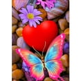 thumbnail image 1 of Diamante pintura (DE4956) 5D DIY mariposa amor cuadrado mosaico diamantes de imitación 40x50cm Hugtrwg Para estrenar, 1 of 1