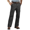 thumbnail image 3 of Men Relaxed Fit Stretch Cargo Pants Casual Cotton Lightweight Elastic Waist Work Pants with Pockets for Outdoor Black, 3 of 4