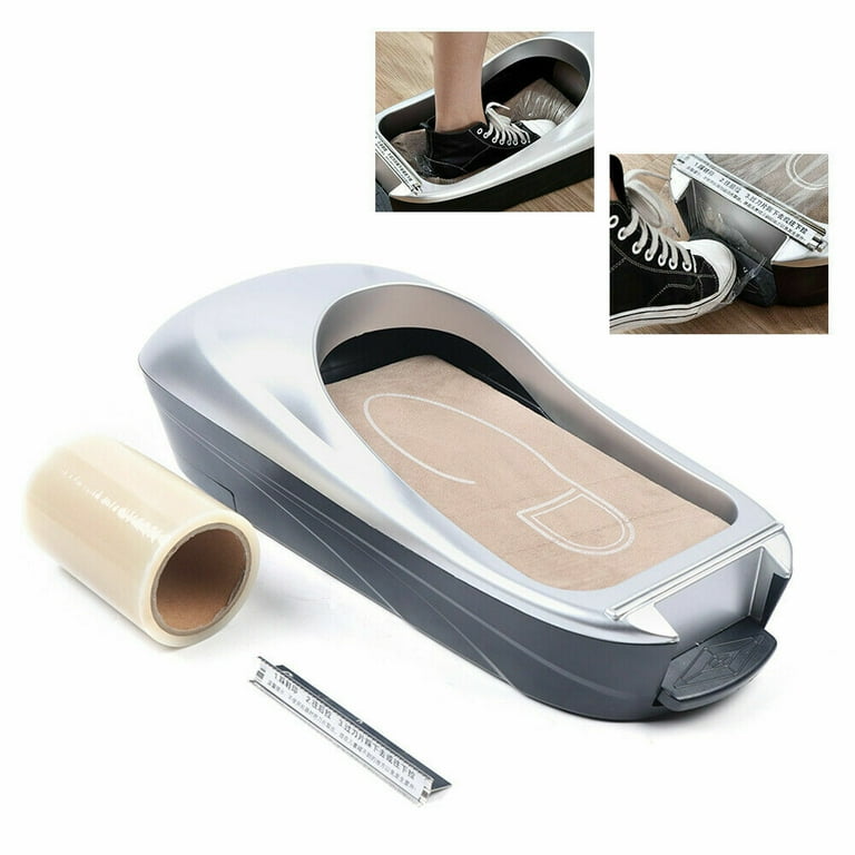 Plastic wrap dispenser for shoes discount