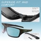 thumbnail image 3 of Gafas de Sol SOL PRO Polarizadas para Montar con Espuma Acolchada Unisex, 3 of 7