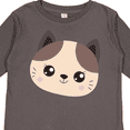 thumbnail image 4 of Inktastic Cute Cat, Little Cat, Kitten, Kitty, Cute Animal Boys or Girls Long Sleeve Toddler T-Shirt, 4 of 5
