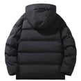 thumbnail image 4 of Miqool Mens Puffer Jacket Thick Warm Insulated Quilted Hooded Winter Coats for Cold Weather, 4 of 8