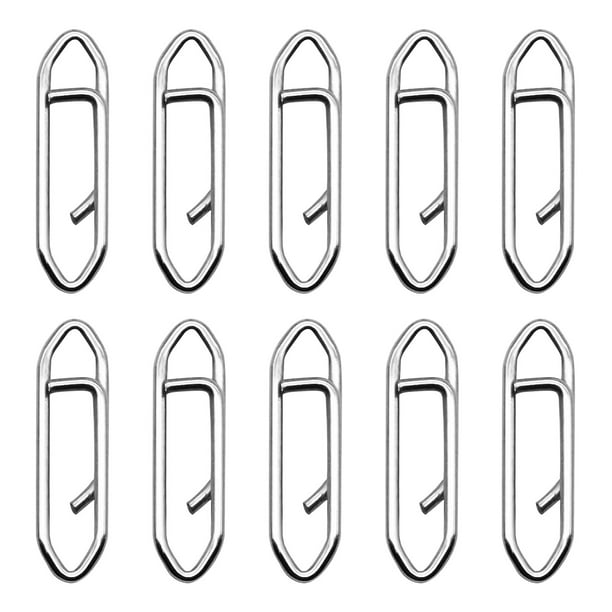 Clips Rápidos 10 Unidades De Clips Rápidos Para Pesca. Clip Rápido De Acero Inoxidable Para Pesca. Conector De Cambio Rápido. Enganche Rápido Para Señuelos.