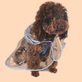 thumbnail image 3 of Cappotto Impermeabile per Cani Gatto con cappuccio, Regolabile PVC transparente poncho impermeable ultraleggero, Per cani di piccola taglia（Blu, XS） Zefei Wu 9024735038245, 3 of 5