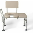 Medline Padded Transfer Bench with Commode Opening