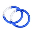 thumbnail image 4 of Almencla 6 Pièces Rond en Aluminium Sp Clip Crochet Porte-Clés Mousqueton Bleu, 4 of 6